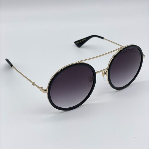 BRAND NEW GUCCI GG0061S 001 Gold/Grey Women Sunglasses